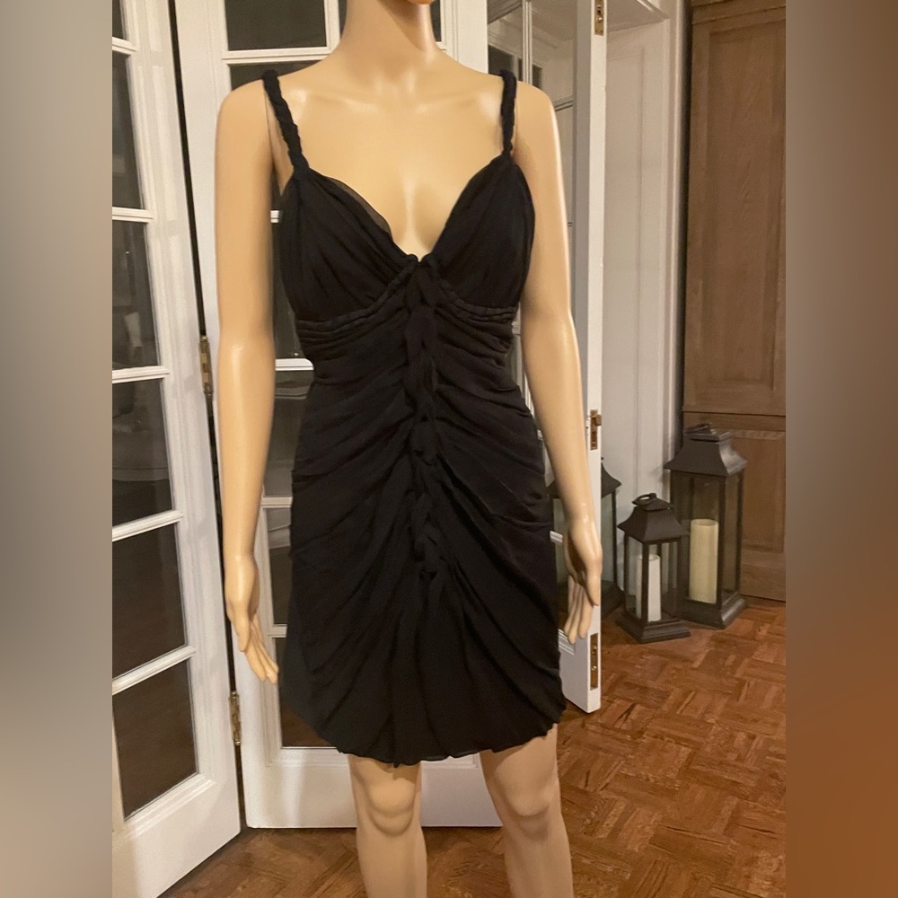 NWT black silk Karen Millen dress, US size 8